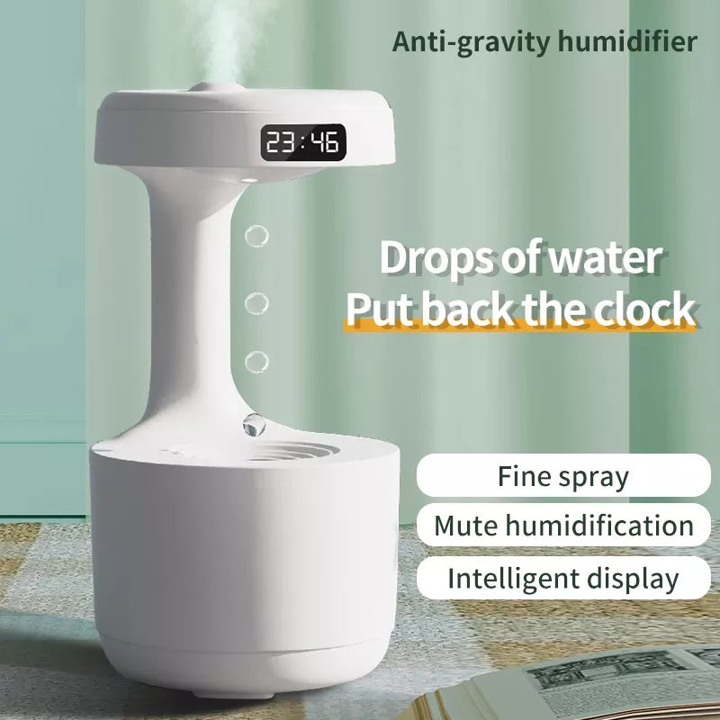 Anti-gravity Humidifier Water Droplet Backflow Aromatherapy Machine Large Capacity Office Bedroom Silent Large Fog Volume Spray - iztia