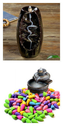 Multi-layers Ceramic Back flow Incense Burner - iztia