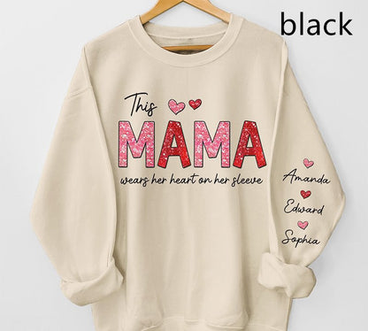 Fashion DIY Women's Mother's Day Sweater - iztia