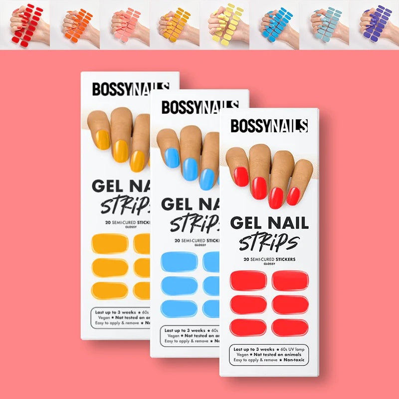 Nail Sticker Letter Color Nail Art Sticker Full Sticker - iztia