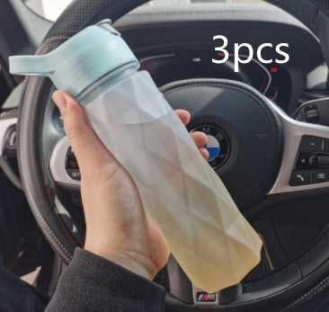 Spray Water Bottle For Girls Outdoor Sport Fitness Water Cup Large Capacity Spray Bottle Drinkware Travel Bottles Kitchen Gadgets - iztia