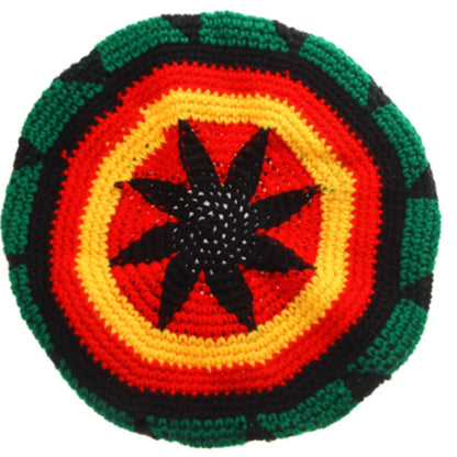 Halloween Jamaica Reggae Children Woolen Cap Handmade Knitted Rainbow Striped Festival Funny Wear - iztia