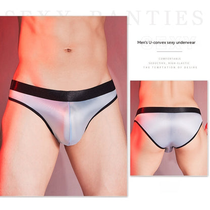 Comfortable and breathable underwear for men with a shiny, high-elastic design - iztia