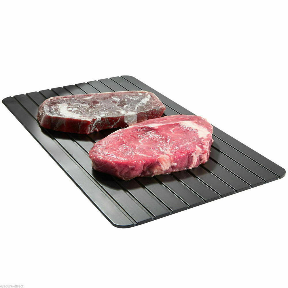 Fast Defrost Tray Fast Thaw Frozen Food Meat Fruit Quick Defrosting Plate Board Defrost Tray Thaw Master Kitchen Gadgets - iztia