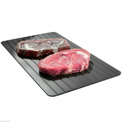 Fast Defrost Tray Fast Thaw Frozen Food Meat Fruit Quick Defrosting Plate Board Defrost Tray Thaw Master Kitchen Gadgets - iztia