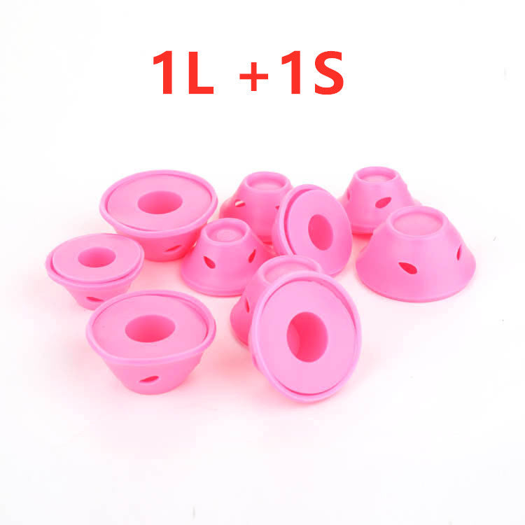 Soft Rubber Magic Hair Care Rollers Silicone Hair Curlers No Heat Hair Styling Tool - iztia