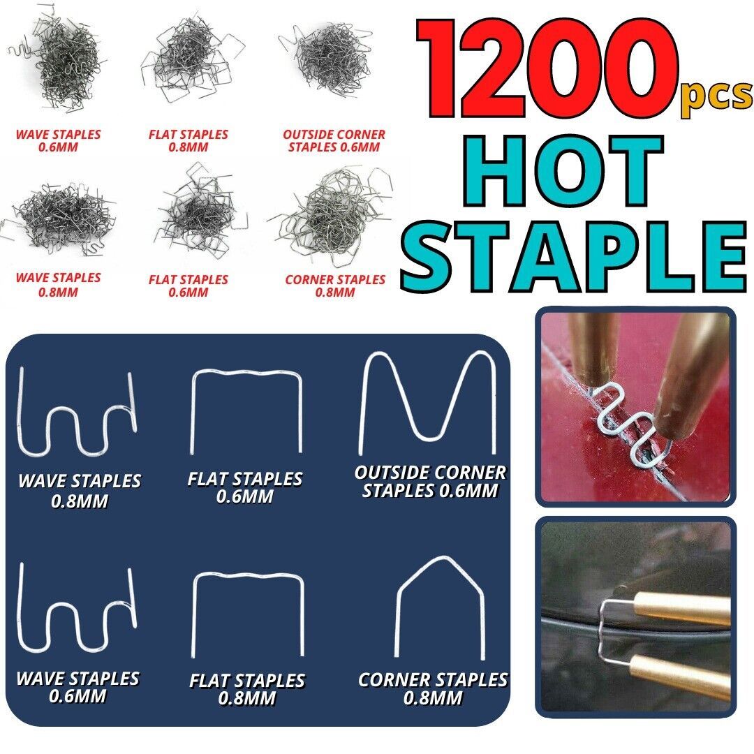 Staple LOT For Car Bumpers Plastic Repair Machine Welding Hot Stapler Wire Rods - iztia