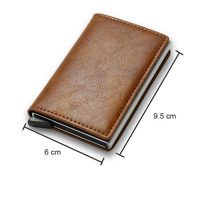 Multifunctional Card Holder Airtag Men's Short Card Holder Wallet Air Tag - iztia