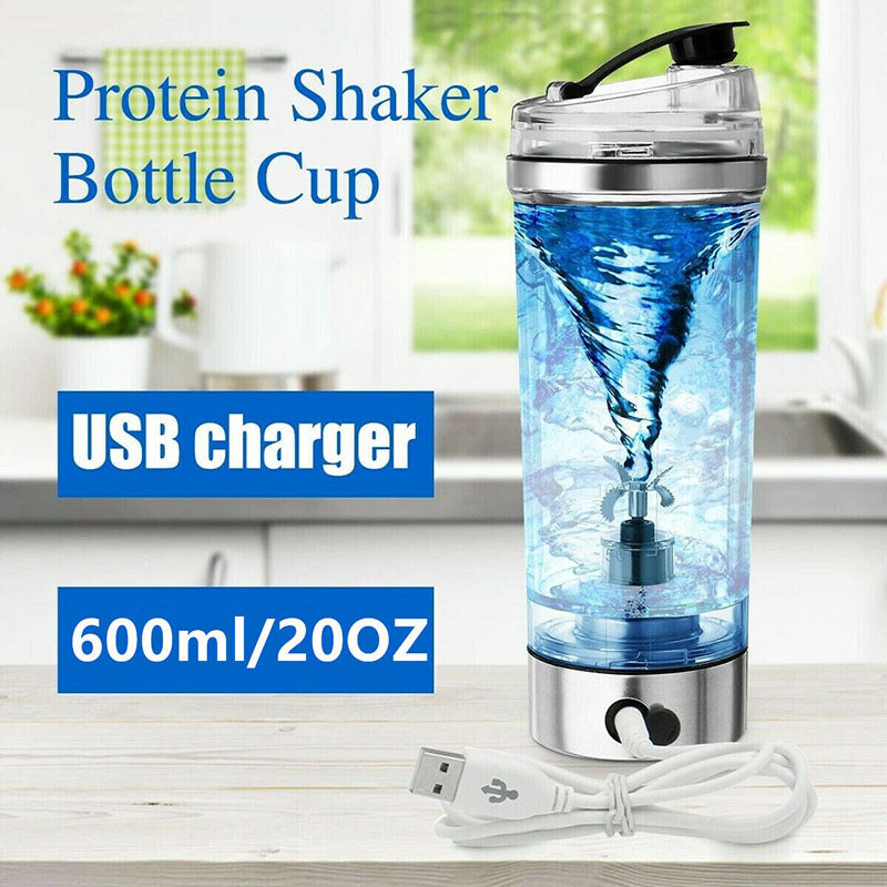 Electric Protein Shake Stirrer USB Shake Bottle Milk Coffee Blender Kettle Sports And Fitness Charging Electric Shaker Cup - iztia