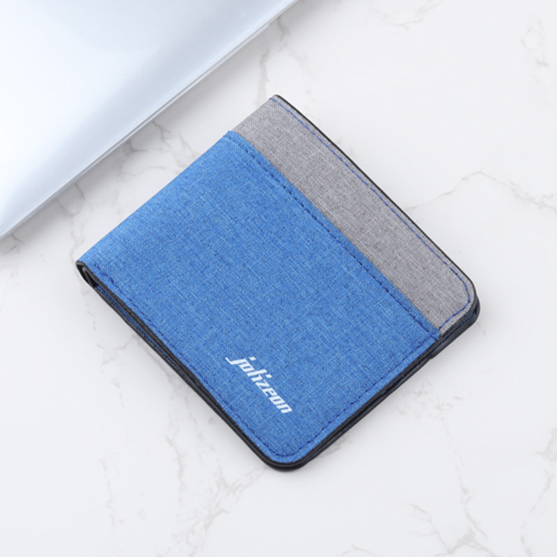 Personalized Trendy Niche Contrast Color Wallet Men's Wallet - iztia