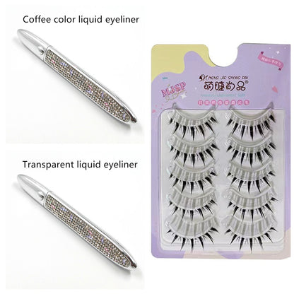 False Eyelashes Self-adhesive Eyeliner Multicolor - iztia