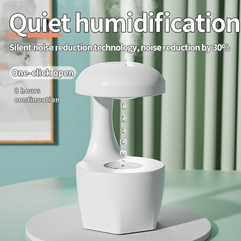 Anti-gravity Humidifier Water Droplet Backflow Aromatherapy Machine Large Capacity Office Bedroom Silent Large Fog Volume Spray - iztia