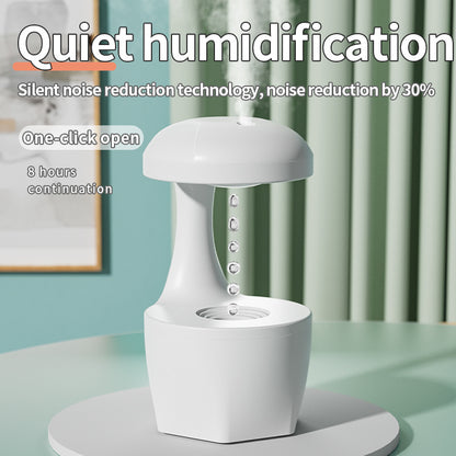 Anti-gravity Humidifier Water Droplet Backflow Aromatherapy Machine Large Capacity Office Bedroom Silent Large Fog Volume Spray - iztia
