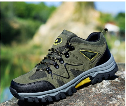 Outdoor Hiking Waterproof Non-slip Low-cut Hiking Shoes - iztia