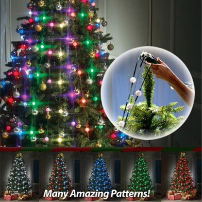 64 Light Dazzler Shower Tree Light Show Of Christmas Tree - iztia