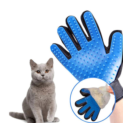 Cat Grooming Glove For Cats Wool Glove Pet Hair Deshedding Brush Comb Glove For Pet Dog Cleaning Massage Glove For Animal Sale - iztia