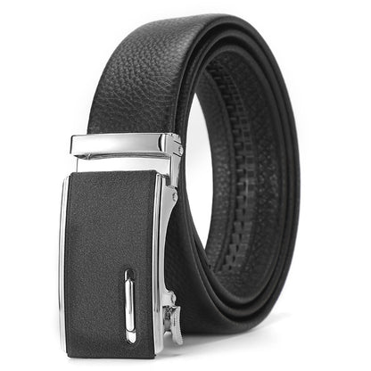 Genuine Leather Automatic Pure Leather Belt Boys - iztia