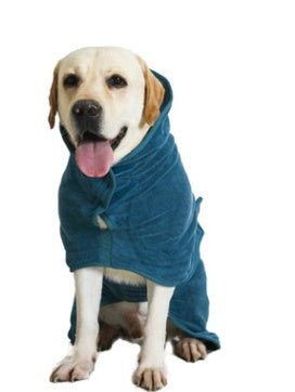 Absorbent Pet Bathrobe With Waist-wrapped Microfiber - iztia