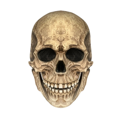 Halloween Movable Mouth Skull Mask Helmet Mouth Movable Skull Full Head Skull Mask - iztia