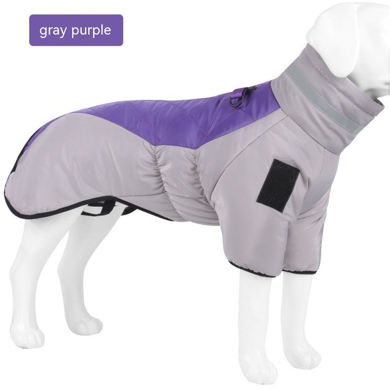 New Winter Dog Coat Waterproof Pet Clothes For Medum Large Dogs Warm Thicken Dog Vest Custome Labrador Jacket - iztia