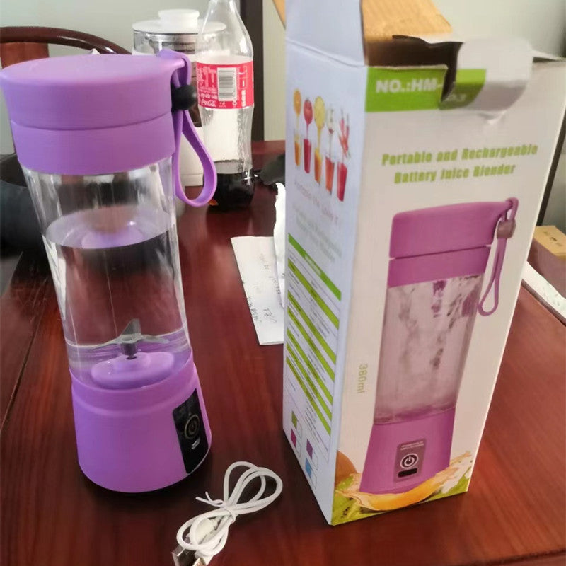 Portable Blender With USB Rechargeable Mini Kitchen Fruit Juice Mixer Home Simple Portable Electric Mini Juicer - iztia