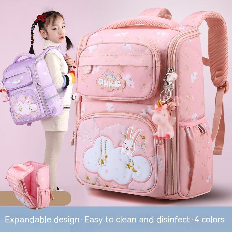 Lightweight Western Style Three-dimensional Schoolbag For Primary School Students - iztia