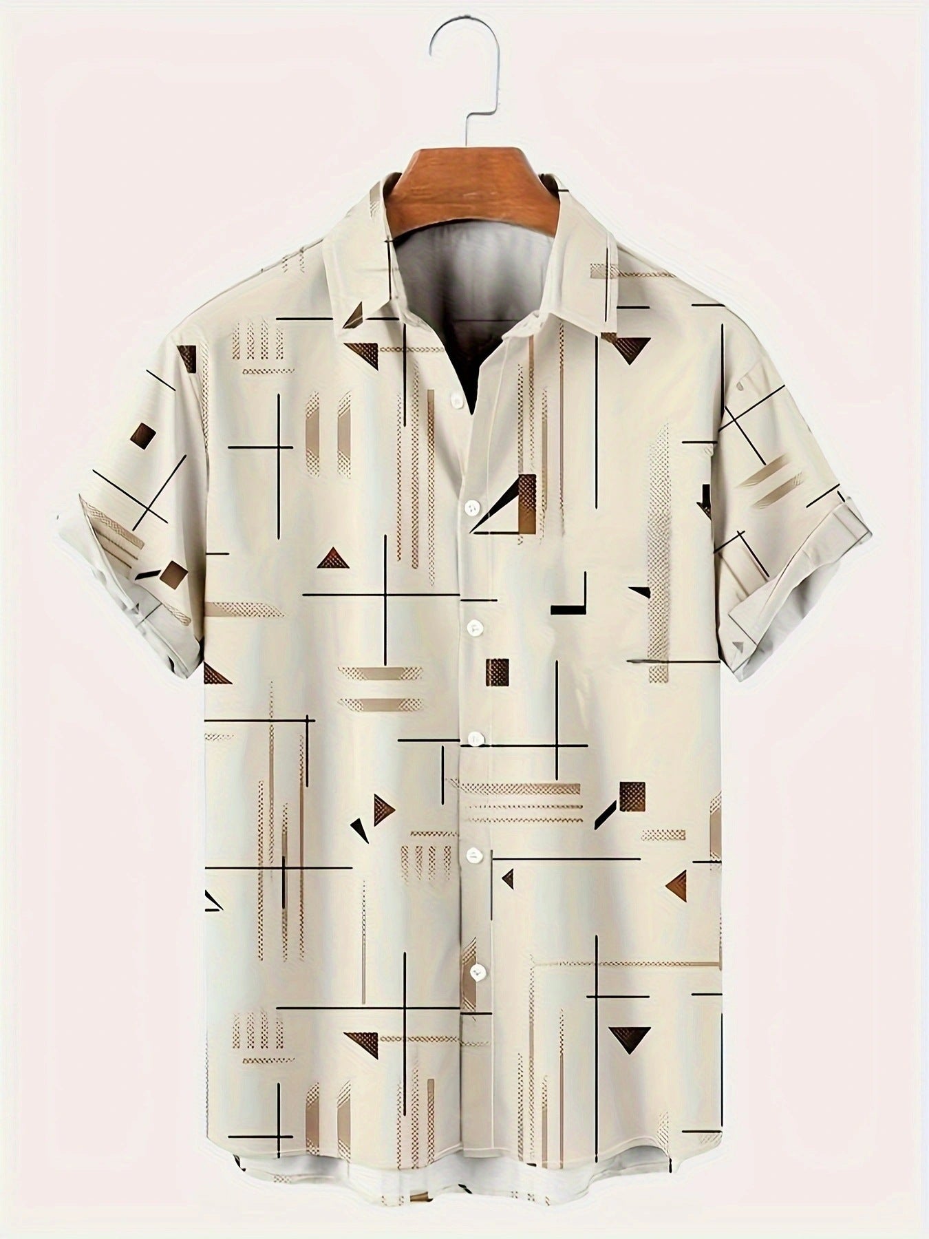 Fashion Printed Shirt Summer Menswear Printing - iztia