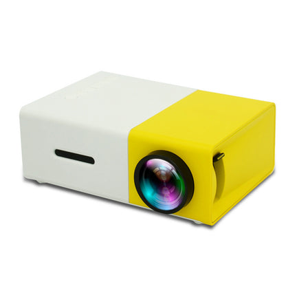 Portable Projector 3D Hd Led Home Theater Cinema HDMI-compatible Usb Audio Projector Yg300 Mini Projector - iztia