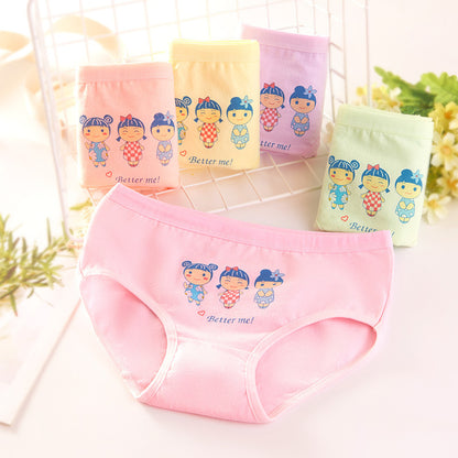 Children's Underwear Girls Pure Cotton Boxer - iztia