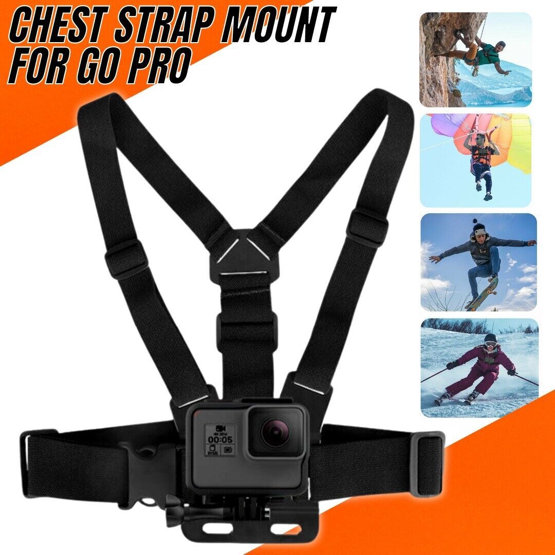 Chest Strap Mount Accessories Adjustable Phone Holder For GoPro Hero 9 8 - iztia