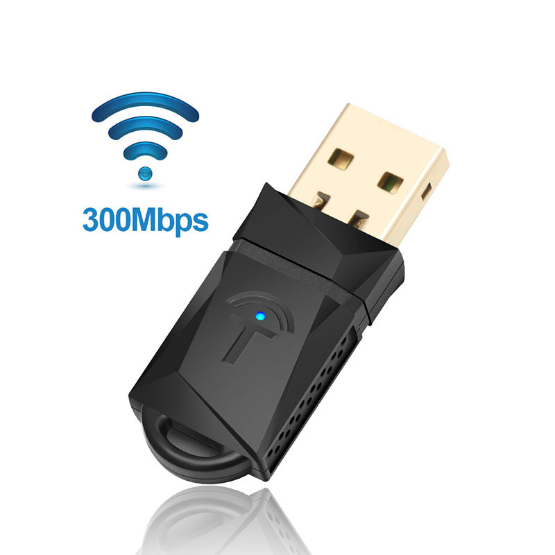 300 Mbps Wireless USB WiFi Adapter Portable Network Card - iztia