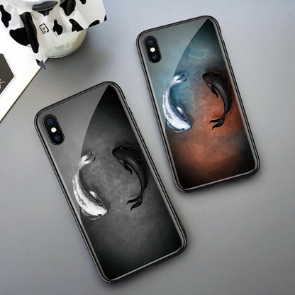 Painted Leather Case Phone Case - iztia