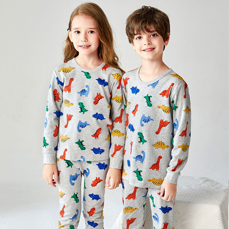 Children's Underwear Set Cotton Boys And Girls Underwear Set Pajamas - iztia