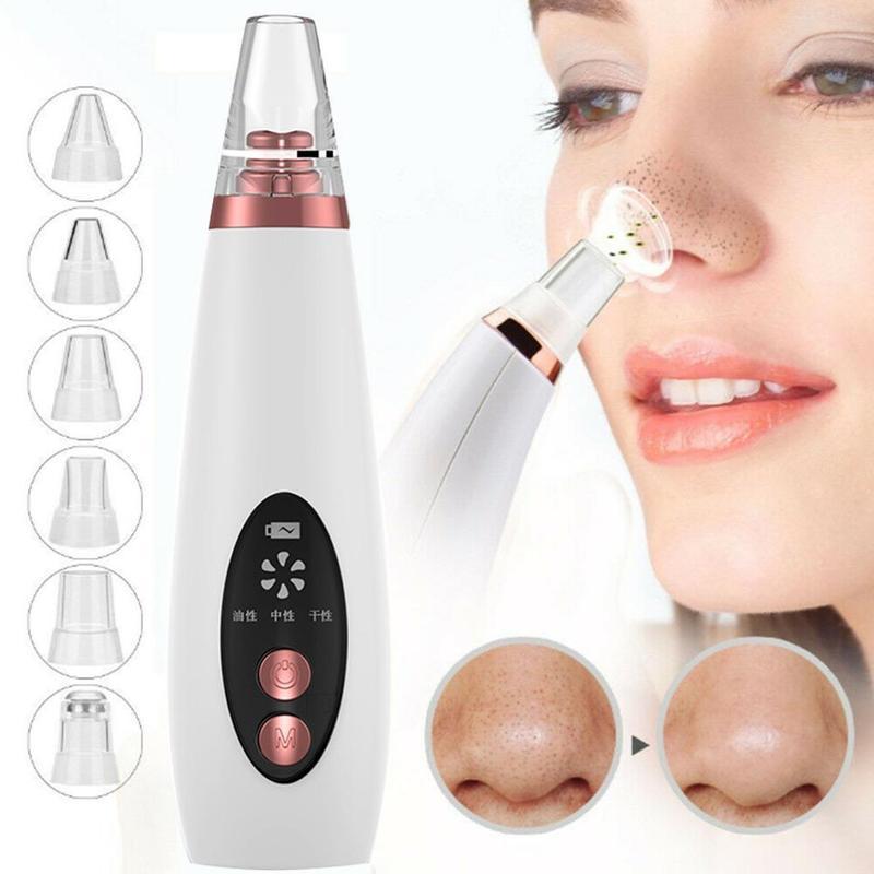 Blackhead Pore Vacuum Cleaner Nose Cleanser Blackheads Remover Blackhead Acne Removal Button Face Suction Beauty Skin Care Tool - iztia