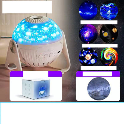 Galaxy Projector Starry Sky Projection Bedroom Bedside Decoration Night Light - iztia