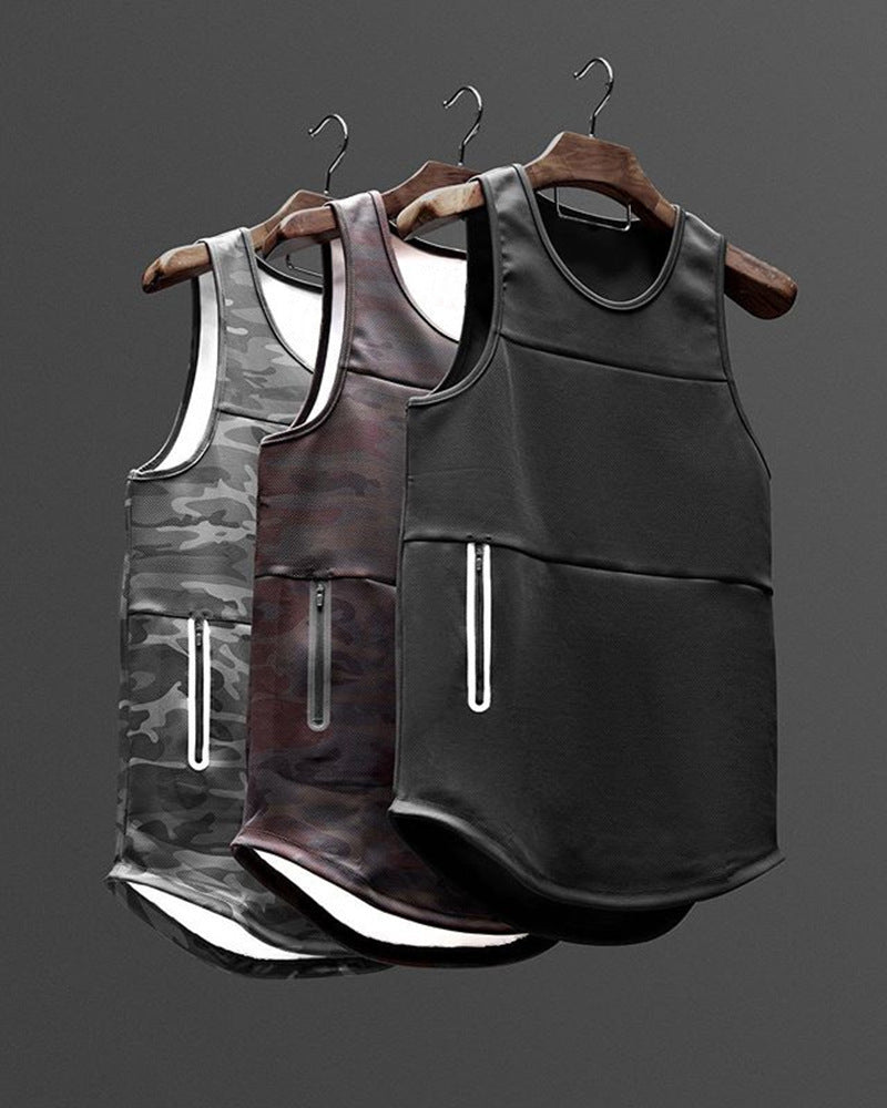 Mens Sports Vest Summer Quick Drying - iztia