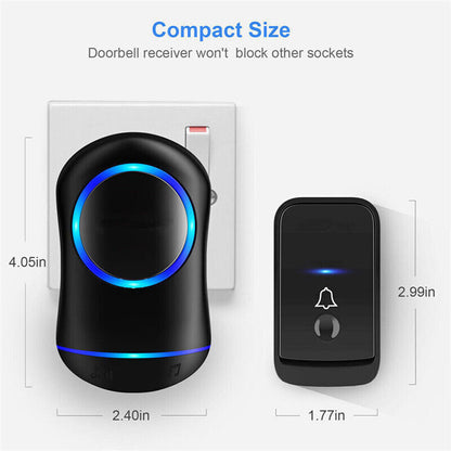 Wireless Door Bells Waterproof Long Range Plug In Home Cordless Doorbell - iztia