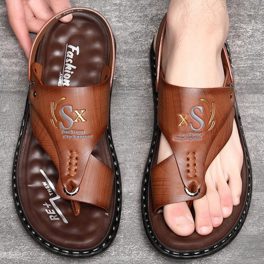 Men's Fashion Latex Soft Bottom Flip Sandals - iztia