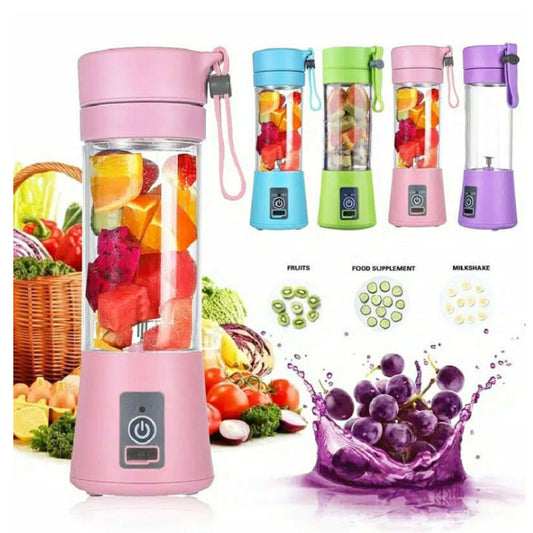 Portable Blender With USB Rechargeable Mini Kitchen Fruit Juice Mixer Home Simple Portable Electric Mini Juicer - iztia