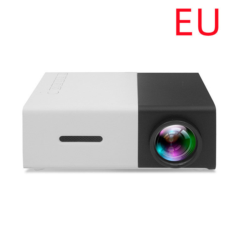 Portable Projector 3D Hd Led Home Theater Cinema HDMI-compatible Usb Audio Projector Yg300 Mini Projector - iztia