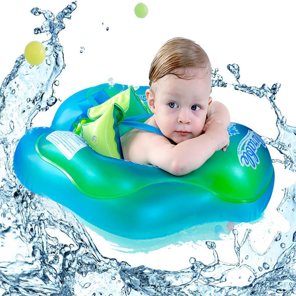 Baby Inflatable Float Swimming Trainer Seat-Helps Learn To Kick Swim 3-72 Months - iztia