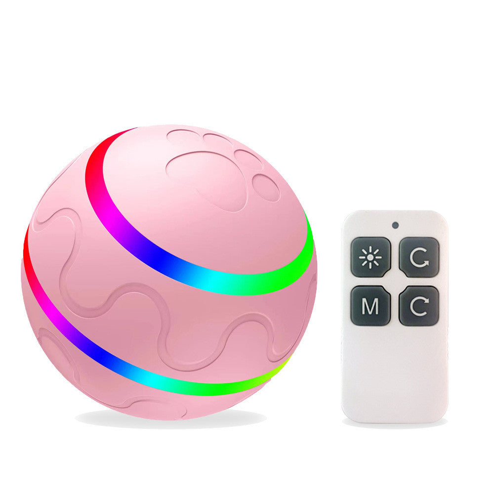 Pet New Cat Wicked Ball Toy Intelligent Ball USB Cat Toys Self Rotating Ball Automatic Rotation Ball - iztia