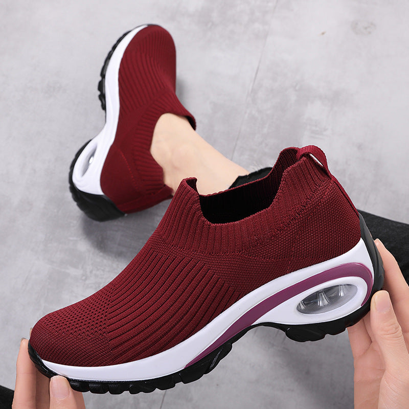 Sneakers Women Air Cushion Mesh Breathable Running Sports Shoes - iztia