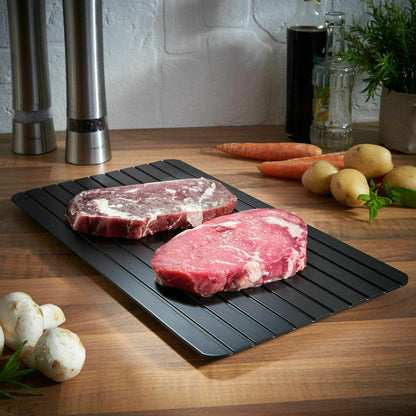 Fast Defrost Tray Fast Thaw Frozen Food Meat Fruit Quick Defrosting Plate Board Defrost Tray Thaw Master Kitchen Gadgets - iztia