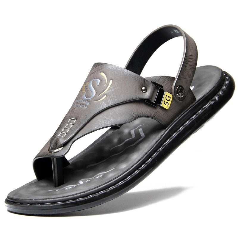 Men's Fashion Latex Soft Bottom Flip Sandals - iztia