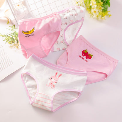 Children's Underwear Girls Pure Cotton Boxer - iztia