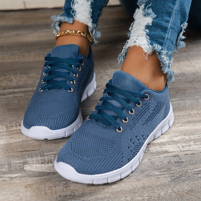 Fashion Blue Running Soft Bottom Comfortable Women's Shoes - iztia