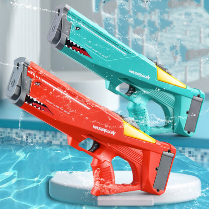 Automatic Electric Water Gun Toys Shark High Pressure Outdoor Summer Beach Toy Kids Adult Water Fight Pool Party Water Toy - iztia