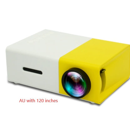 Portable Projector 3D Hd Led Home Theater Cinema HDMI-compatible Usb Audio Projector Yg300 Mini Projector - iztia