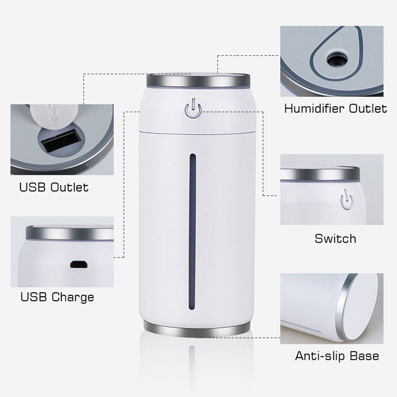 Hot Selling Car Humidifier 220ML Mini USB Aroma Diffuser Wholesale Air Humidificator - iztia